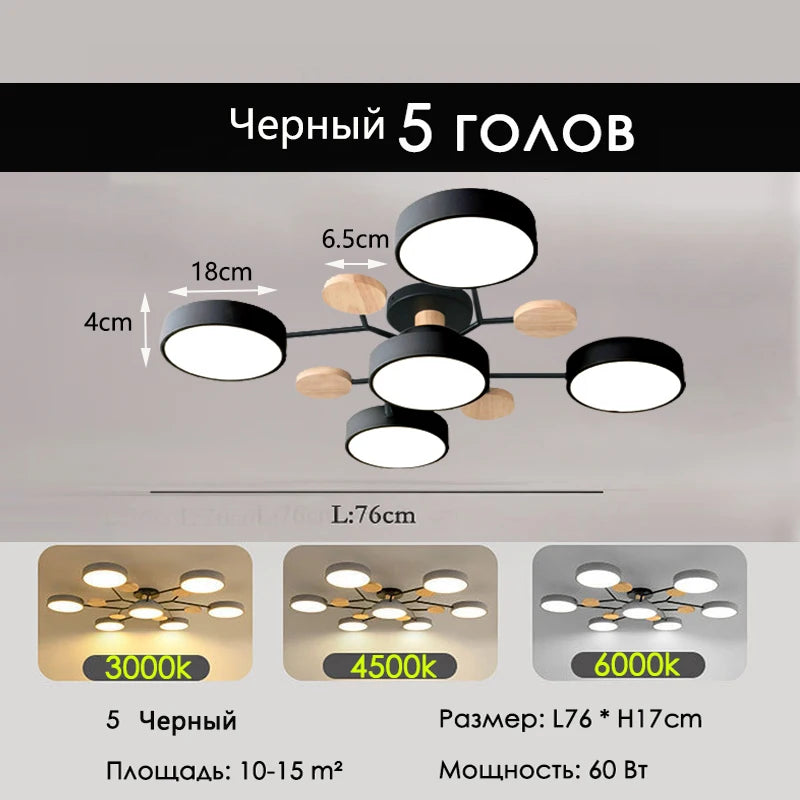 Contemporary LED Ceiling Chandelier