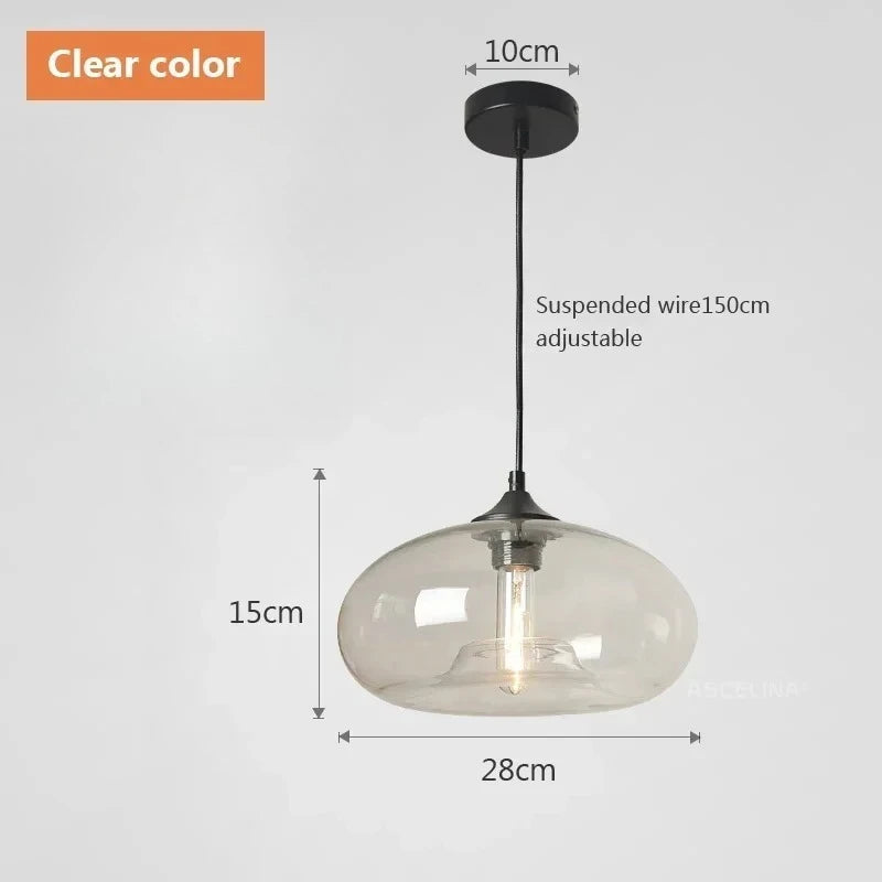 Nordic Color Glass Pendant Lights
