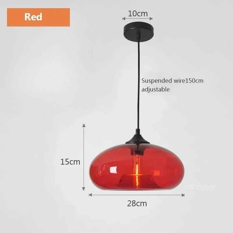 Nordic Color Glass Pendant Lights