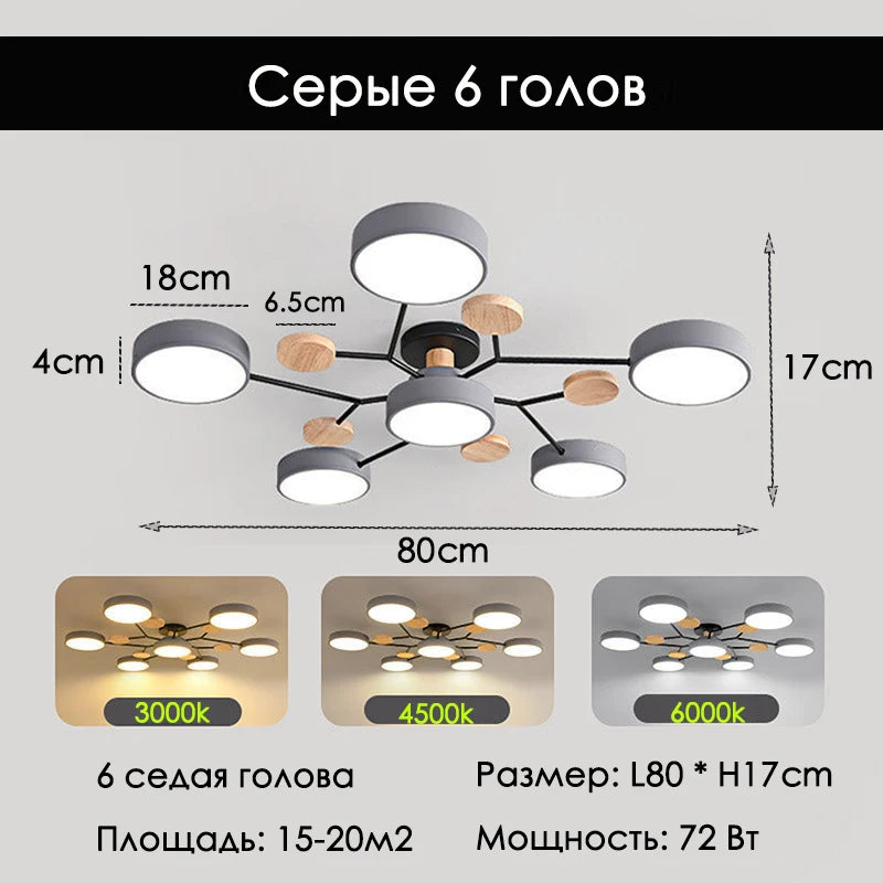 Contemporary LED Ceiling Chandelier