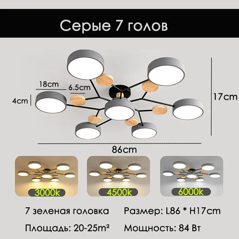 Contemporary LED Ceiling Chandelier