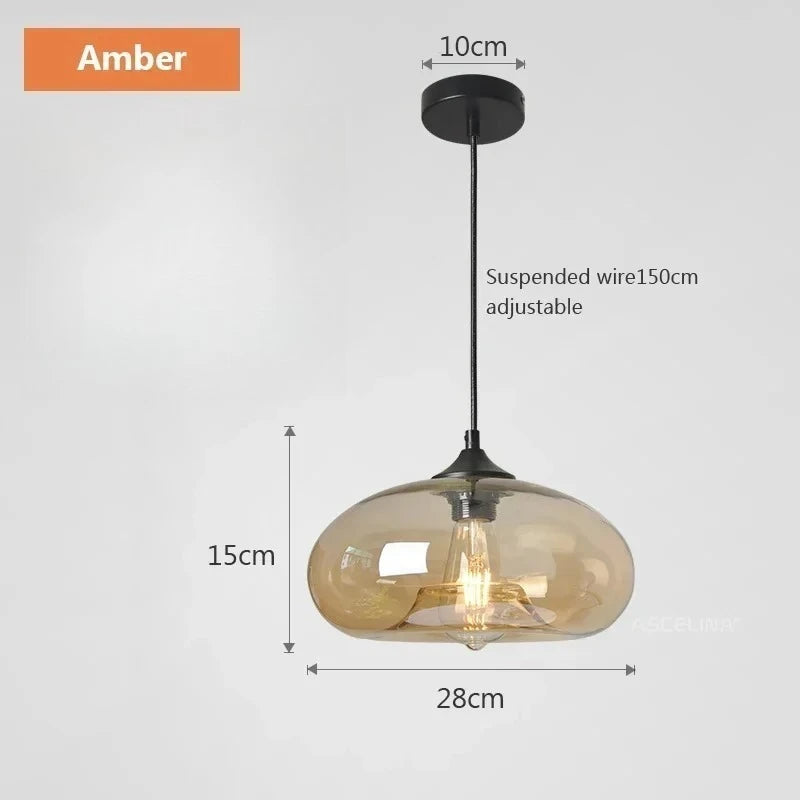 Nordic Color Glass Pendant Lights