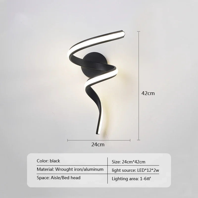 Modern Minimalist LED Wall Lamp