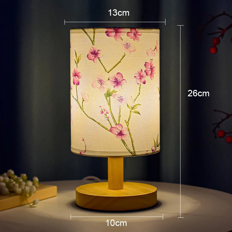LED Square Decoration Table Lamps Simple Chinese Style Dimmable