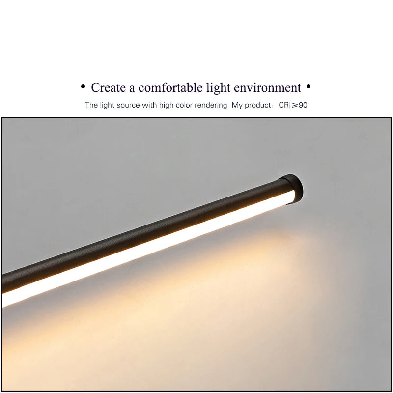 80CM LED Wall Lamp Long Strip Black Light 