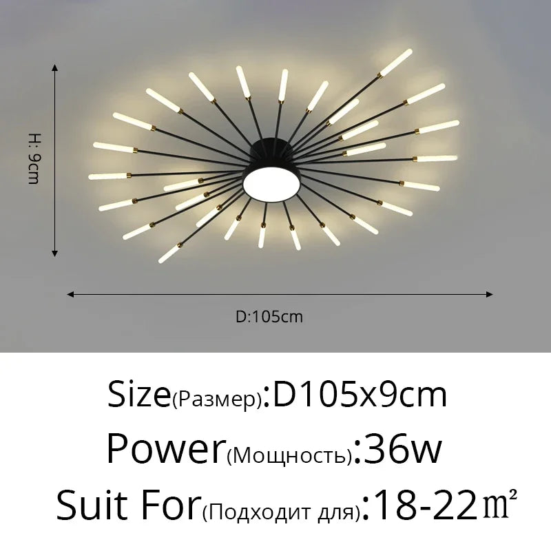 Modern LED Ceiling Chandelier Lights