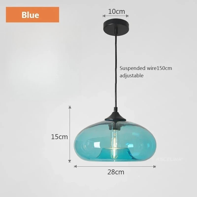 Nordic Color Glass Pendant Lights