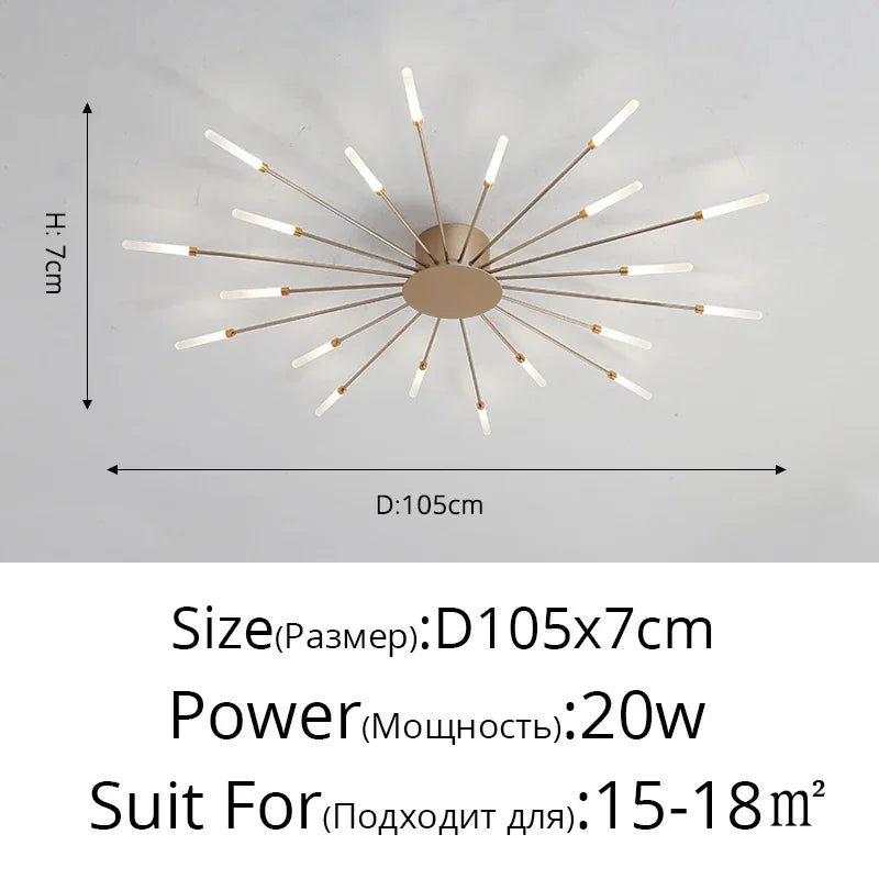 Modern LED Ceiling Chandelier Lights
