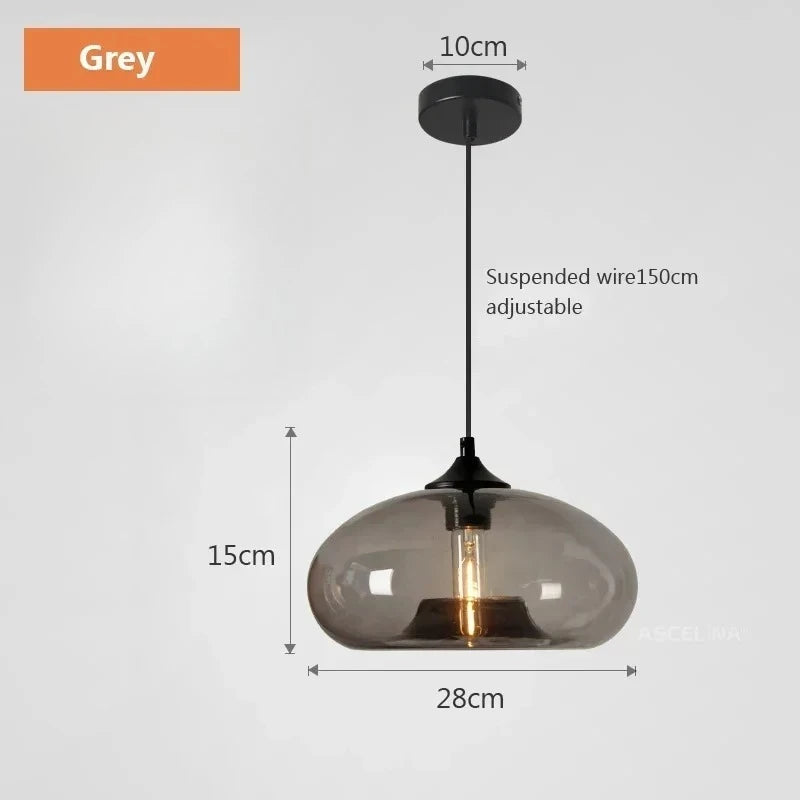 Nordic Color Glass Pendant Lights