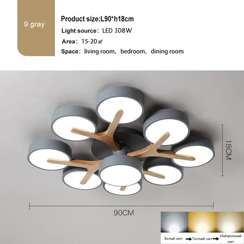 Contemporary LED Ceiling Chandelier